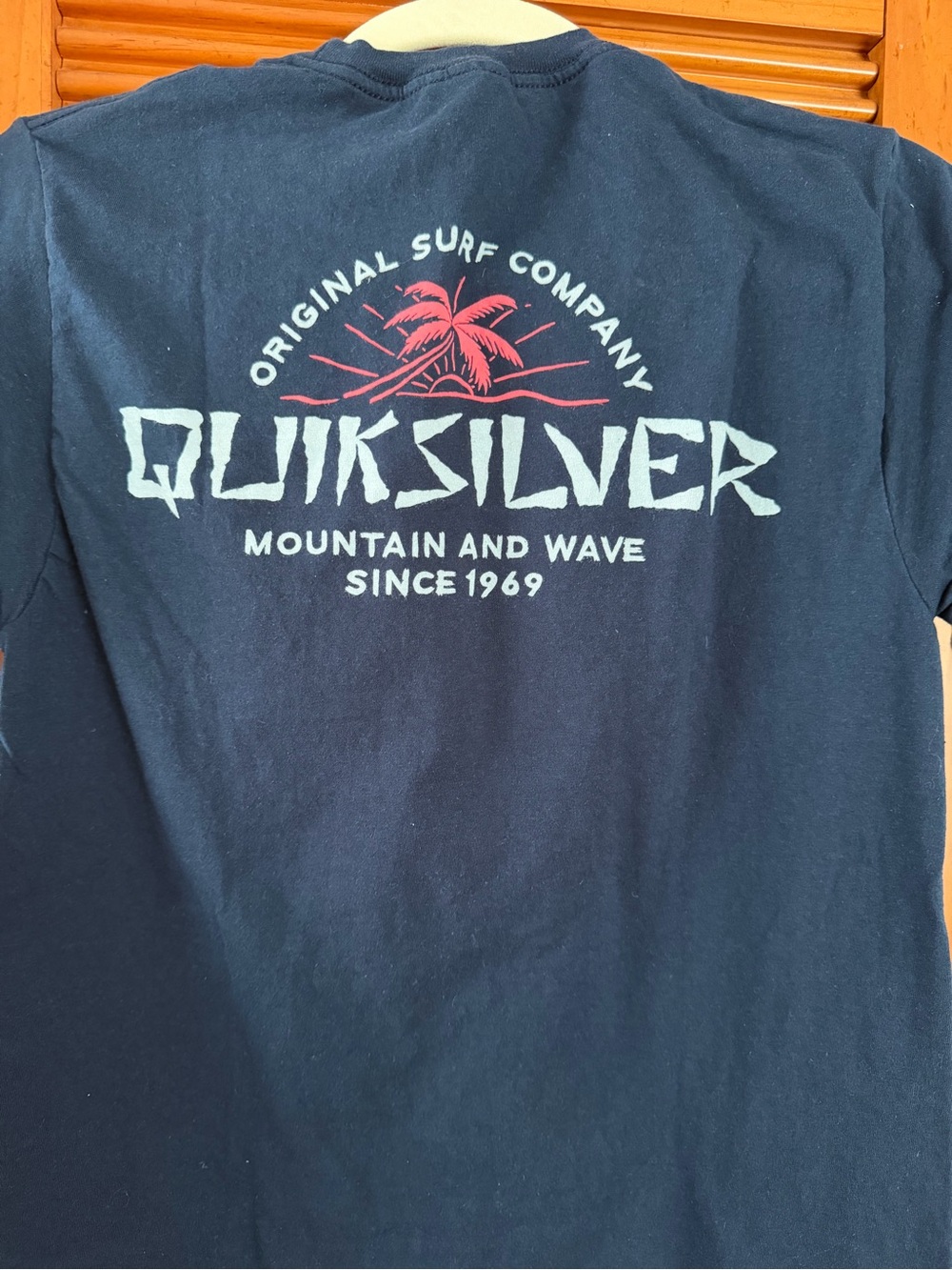 Quiksilver Short Sleeve Crew Neck Tee with Graphic Logo